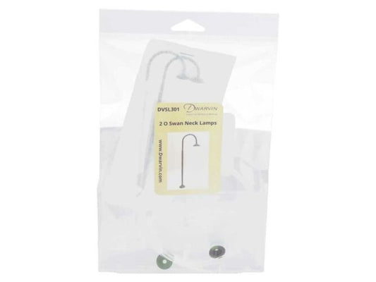 Dwarvin Lighting - DVSL301 O Fiber Lit Gooseneck Lamps 2pk