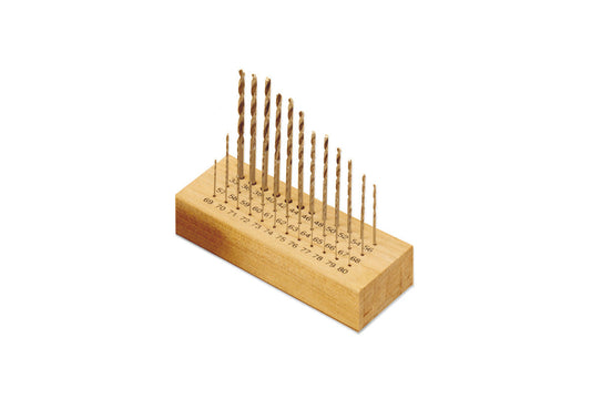 Grobet - 36 PC. Drill Set On Stand.