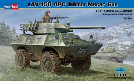 Hobby Boss - Lav-150 Apc 90mm Mecar Gun :35