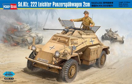 Hobby Boss - Sd.Kfz.222 Lt PanZerspahwagen