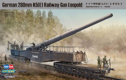 Hobby Boss - 280mm Leopold Railway Gun 1:72