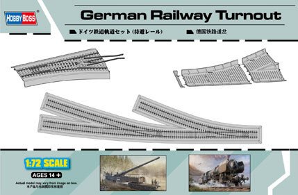 Hobby Boss - German Railway Turnout 1:72