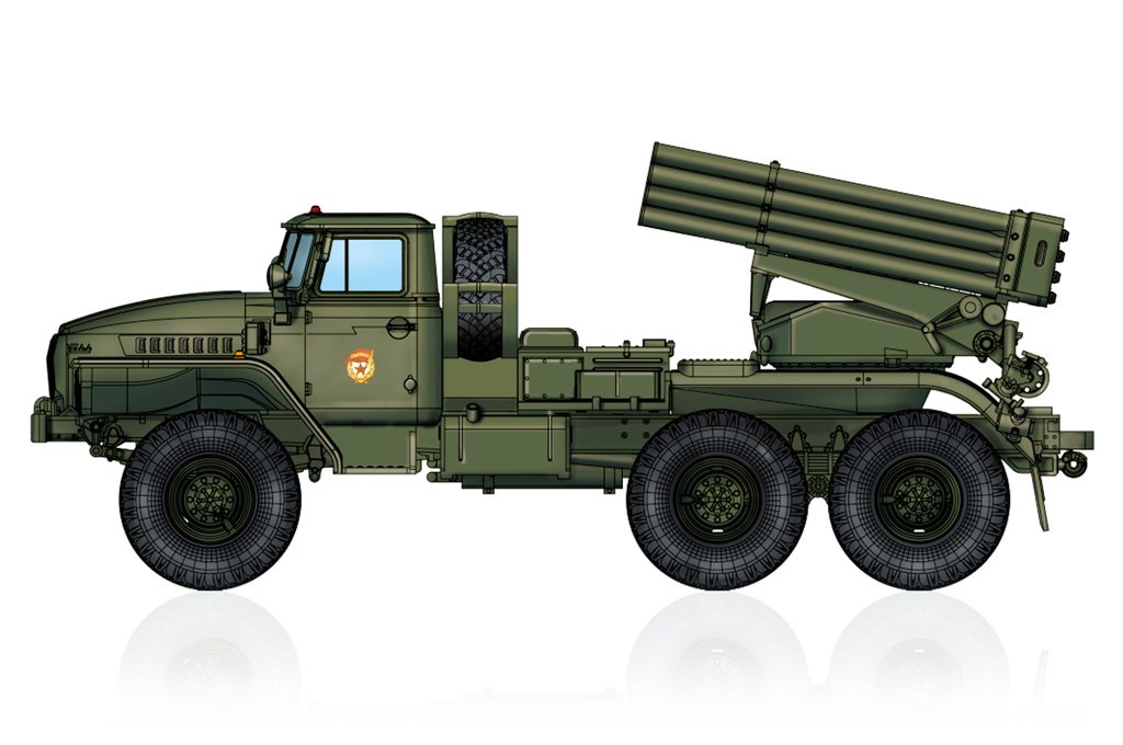 Hobby Boss - Russian BM-21 Multi Rocket Launcher 1:72