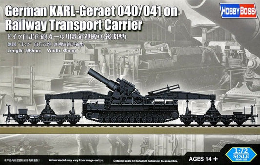 Hobby Boss - German Karl-Geraet 040/041 on Rlwy 1:72