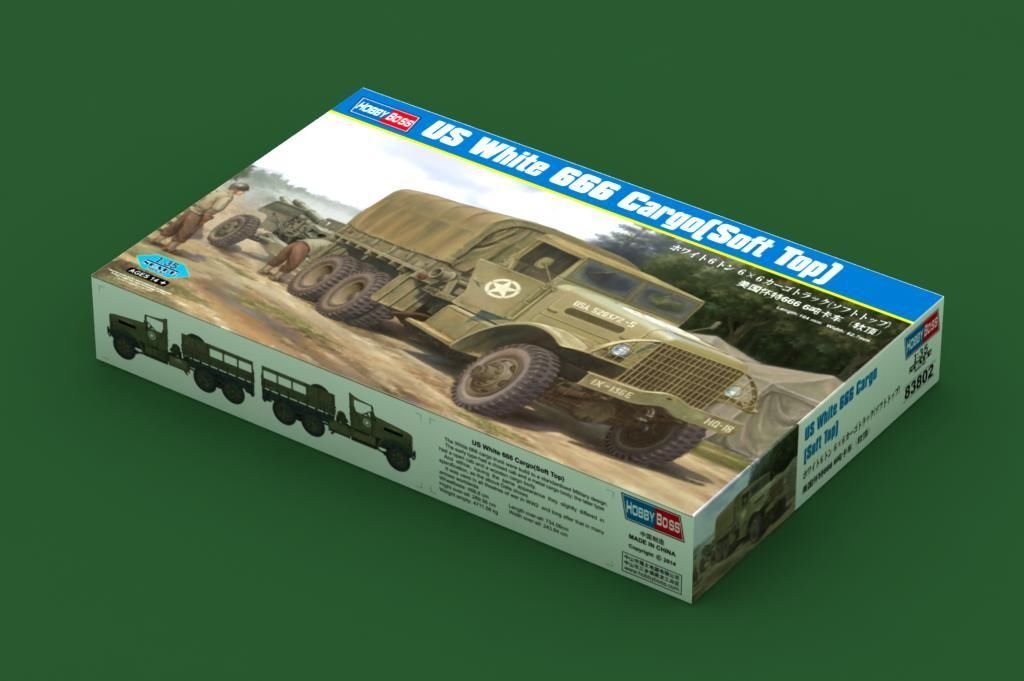 Hobby Boss - Us White 666+ Cargo Truck 1:35