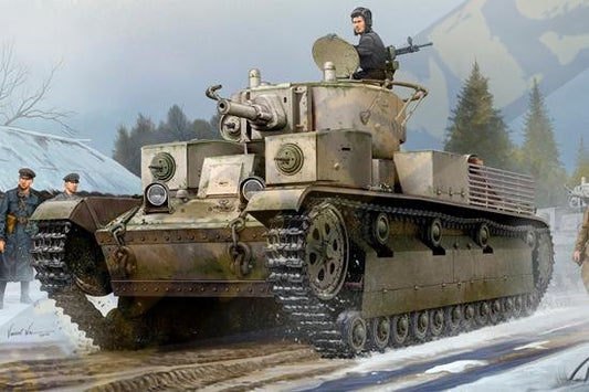 Hobby Boss - Soviet T-28 Tank Riveted 1:35