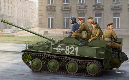 Hobby Boss - Russian Asu-57 Air Tank Dest35