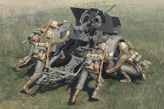Hobby Boss - German 20mm Flak 38 Early w/crew 1:35