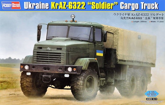 Hobby Boss - Ukraine KRAZ-6322 Cargo Truck 1:35