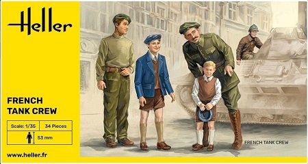 Heller - French tank crew 1:35