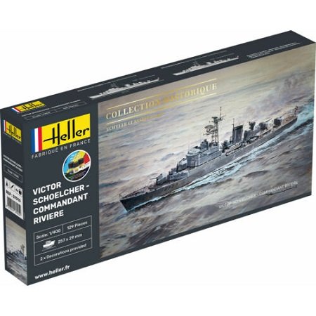 Heller - French warship starter set 1:400