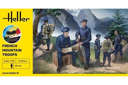 Heller - French Mt troops 1:35
