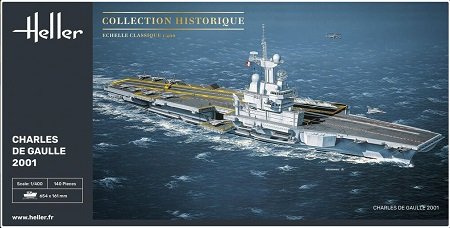 Heller - CARRIER CHARLES DeGAULLE 1:400