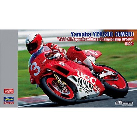 Hasegawa - Yamaha YZR500 1988 Japan Race Champ 1:12