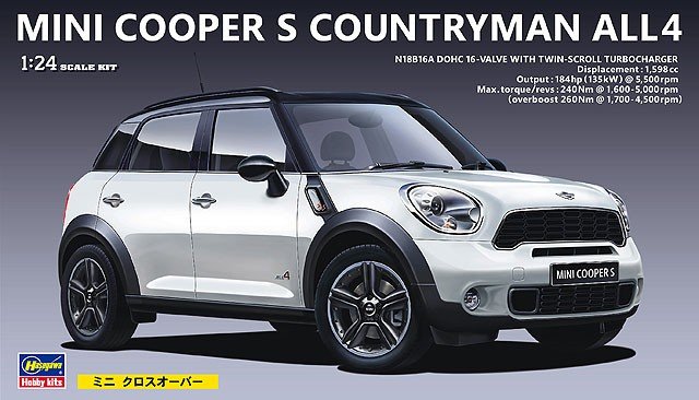 Hasegawa - Mini Cooper S Countryman ALL4 1:24