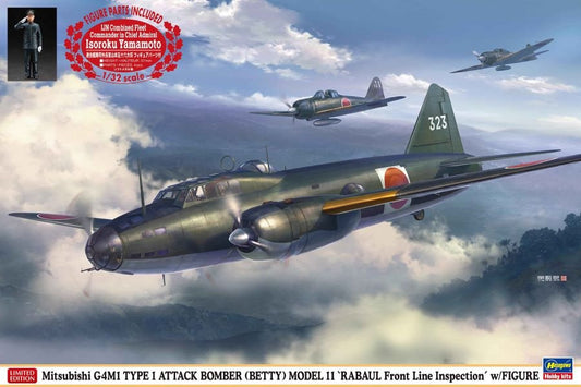 Hasegawa - Mitsubishi G4M1 Type 1 Attack Betty 1:72