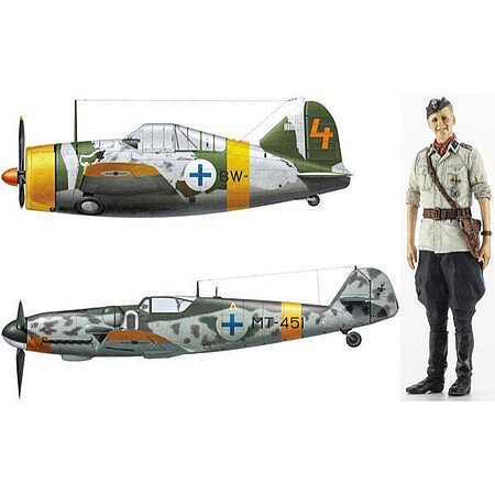 Hasegawa - B-239 Buffalo & Bf109G-6 1:72