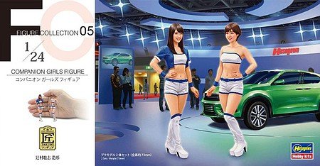 Hasegawa - Companion Model Girl Figures 2pc 1:24
