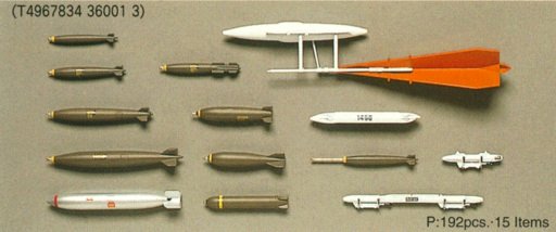 Hasegawa - Weapons A Bombs & Targets 1:48