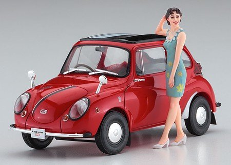 Hasegawa - Subaru 360 Young SS w/figure 1:24