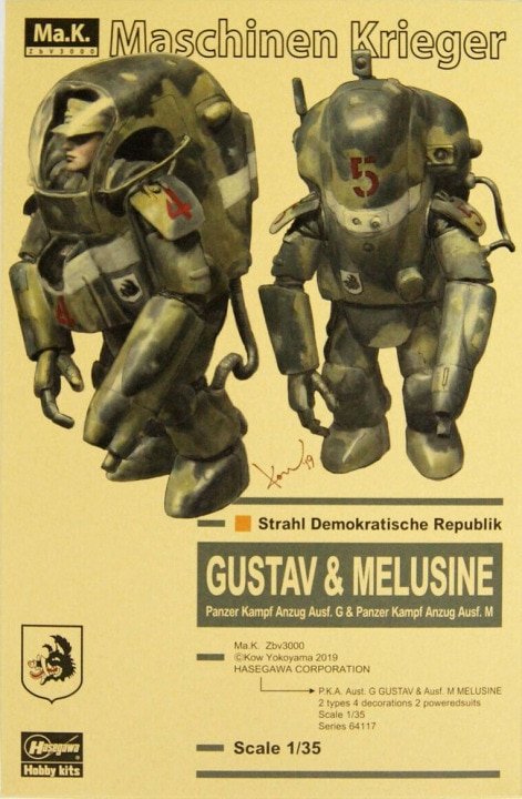 Hasegawa - G Gustav & M Melusine Ma.K. 1:35