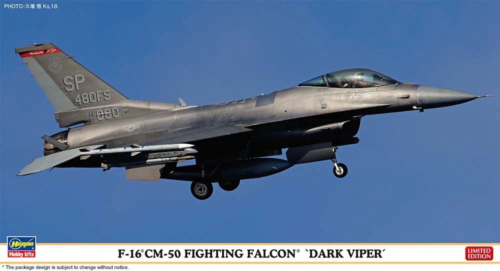 Hasegawa - F-16CM-50 Fighting Falcon Dark Vipr 1:48