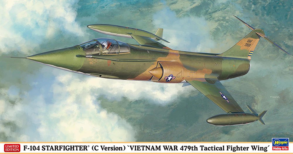 Hasegawa - F-104 Starfighter Vietnam 479th 1:48