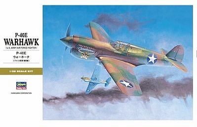 Hasegawa - P-40E Texas Longhorn W/pilt:32