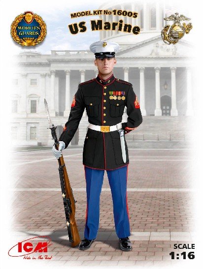 ICM - U.S. Marine Sargeant Guard1:16