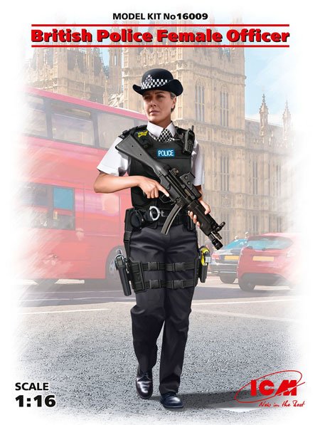 ICM - British Police Female Officer 1:16