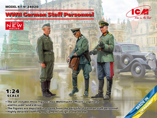 ICM - WWII German Staff Personnel 1:24