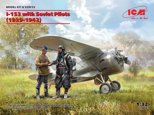 ICM - Polikarpov I-153 w/Soviet Pilots 1:32