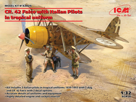 ICM - Cr.42 Falco W/Italian Pilot1:32