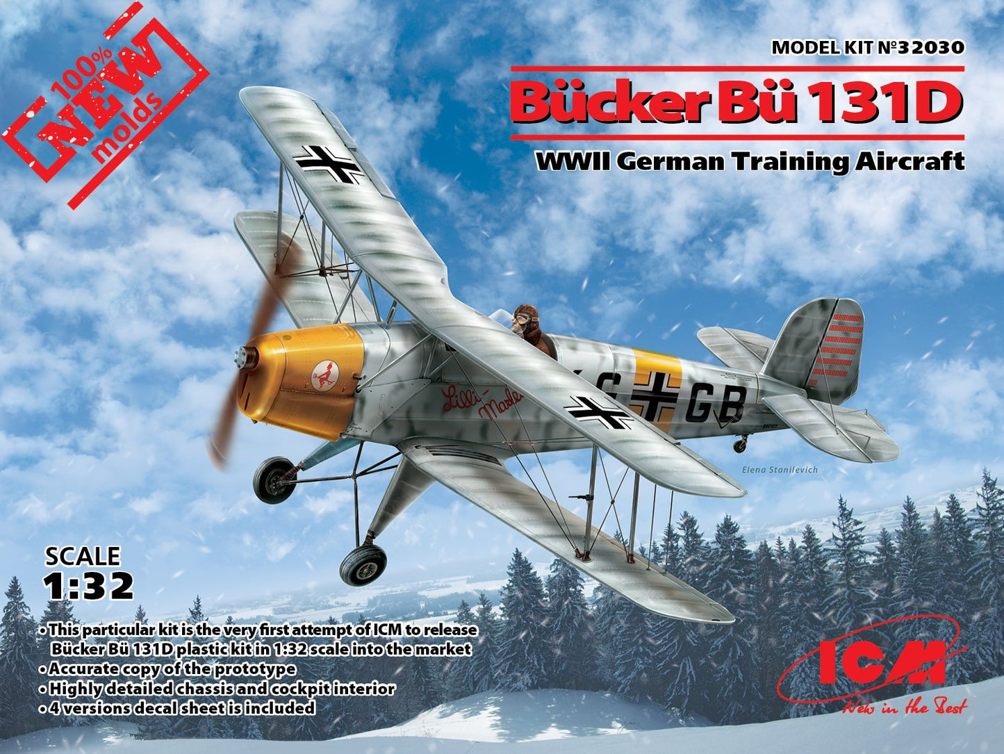 ICM - German Bucker Bu131D Trainer 1:32