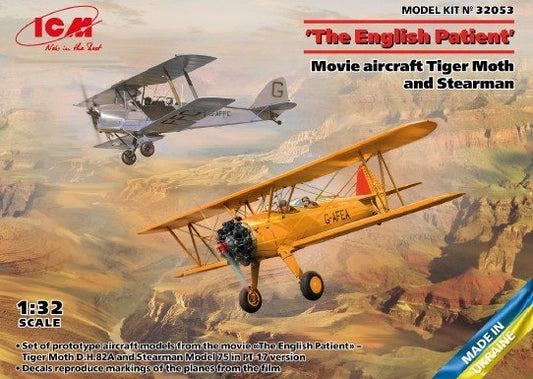 ICM - Tiger Moth & Stearman Aircraft Movie1:32