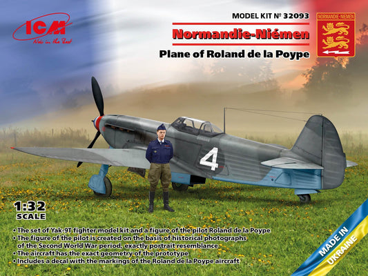 ICM - Normandie Niemen Yak 9T w/figure 1:32