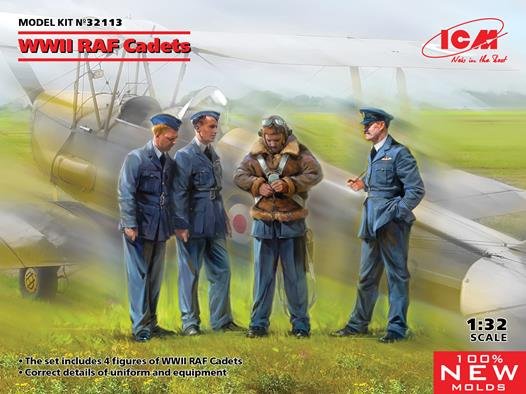 ICM - WWII RAF Cadets 4 figs 1:32
