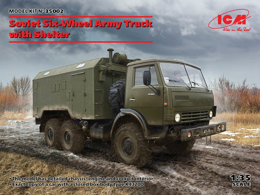 ICM - Soviet Six-Wheel Army Truck w/shelt 1:35