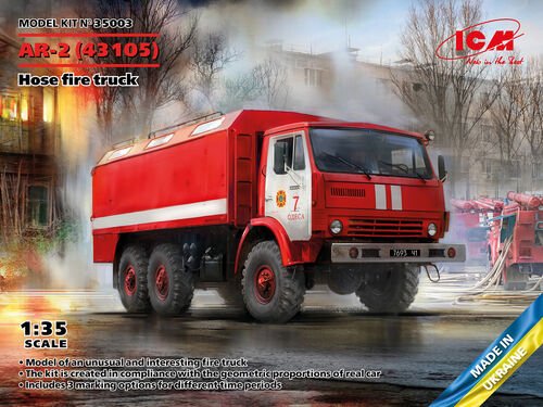 ICM - Kamaz AR-2 Soviet fire truck 1:35