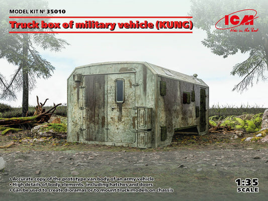 ICM - Truck Box of Military Vehicle 1:35
