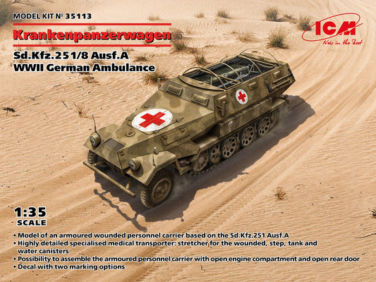 ICM - WWII German Anbulance Sd.Kfz.251 1:35