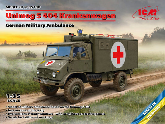 ICM - Unimog S404 German Military Ambul. 1:35