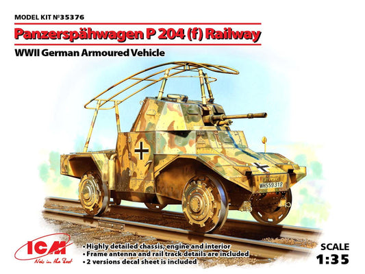 ICM - WWII Panzerspahwagen P204 Railway 1:35