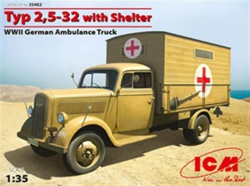 ICM - GERMAN AMBULANCE TYPE 2.5 1:35
