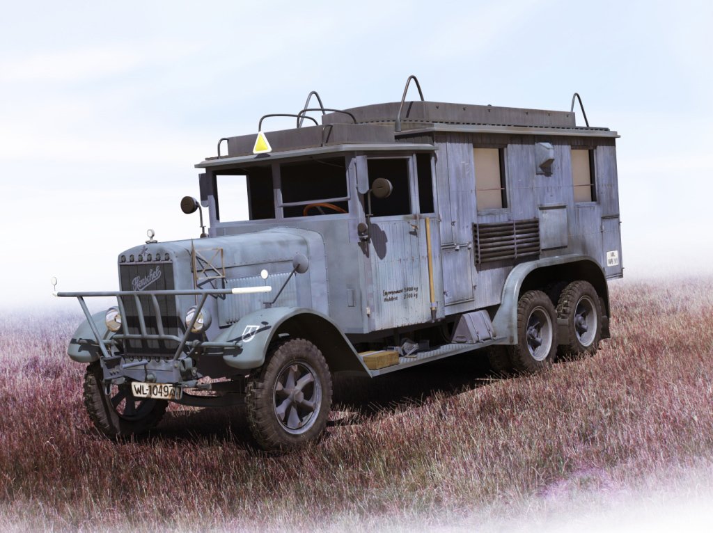 ICM - German Henschel 33D1 Radio Truck 1:35