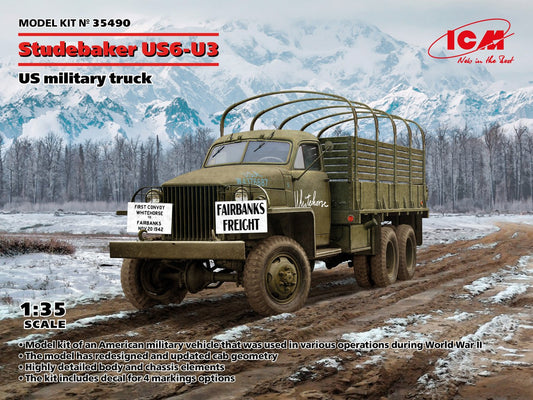 ICM - Studebaker US6-U3 Mitary Truck 1:35