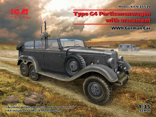 ICM - WWII German G4 Staff Car w/armament 1:35