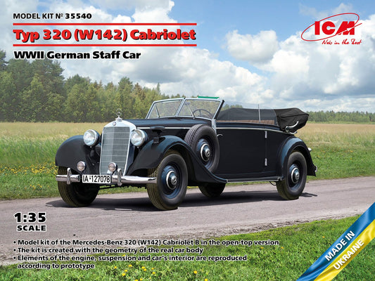 ICM - Type 320 W142 Cabriolet WWII Car 1:24