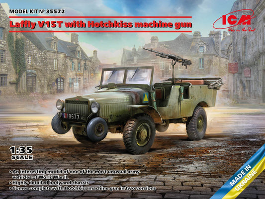 ICM - Laffly V15 Vehicle w/Hotchkiss MG 1:35