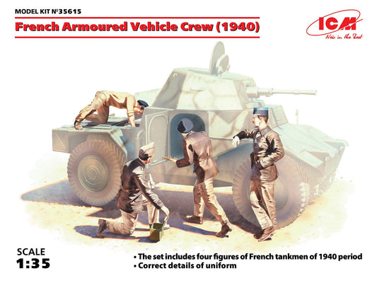 ICM - French Armoured Vehicle Crew 1:35